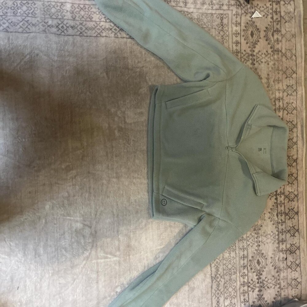 Gilly Hicks Women's Green and Blue Jumper